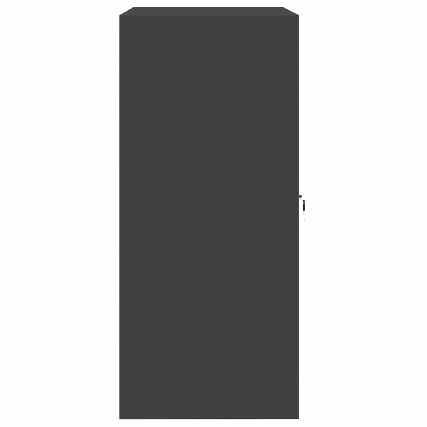 vidaXL Storage Cabinet Black 80 x 40 x 90 cm Steel