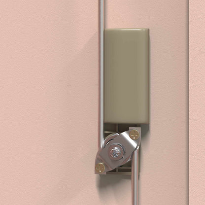 vidaXL Storage Cabinet Pink 80 x 40 x 90 cm Steel