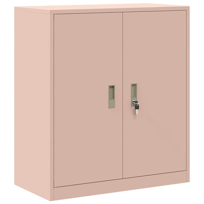 vidaXL Storage Cabinet Pink 80 x 40 x 90 cm Steel