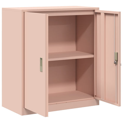 vidaXL Storage Cabinet Pink 80 x 40 x 90 cm Steel