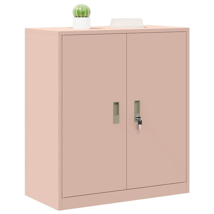 vidaXL Storage Cabinet Pink 80 x 40 x 90 cm Steel