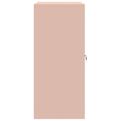 vidaXL Storage Cabinet Pink 80 x 40 x 90 cm Steel