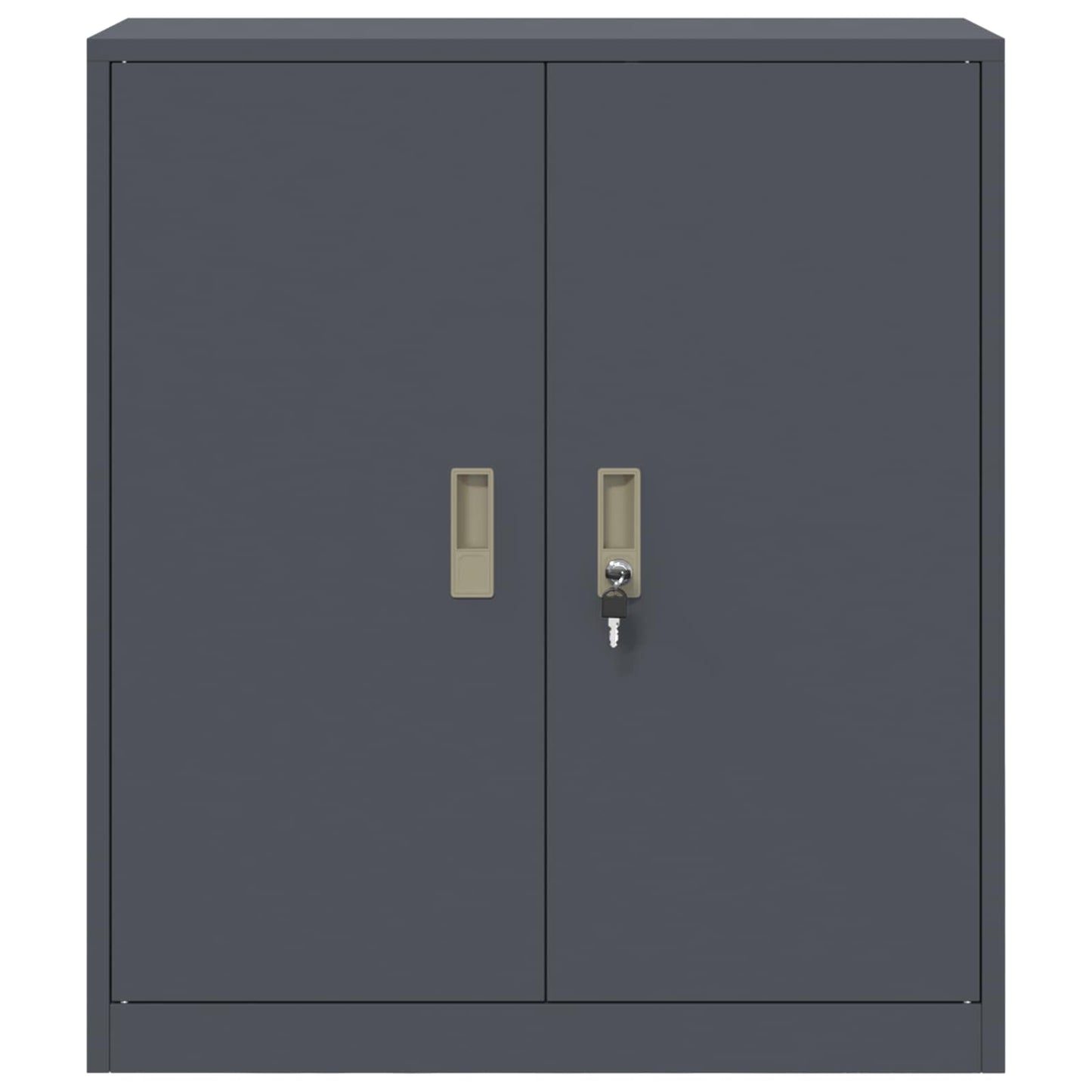 vidaXL Storage Cabinet Anthracite 80 x 40 x 90 cm Steel