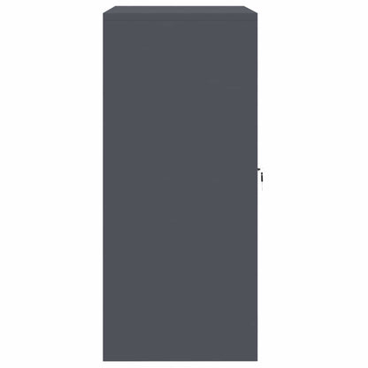 vidaXL Storage Cabinet Anthracite 80 x 40 x 90 cm Steel