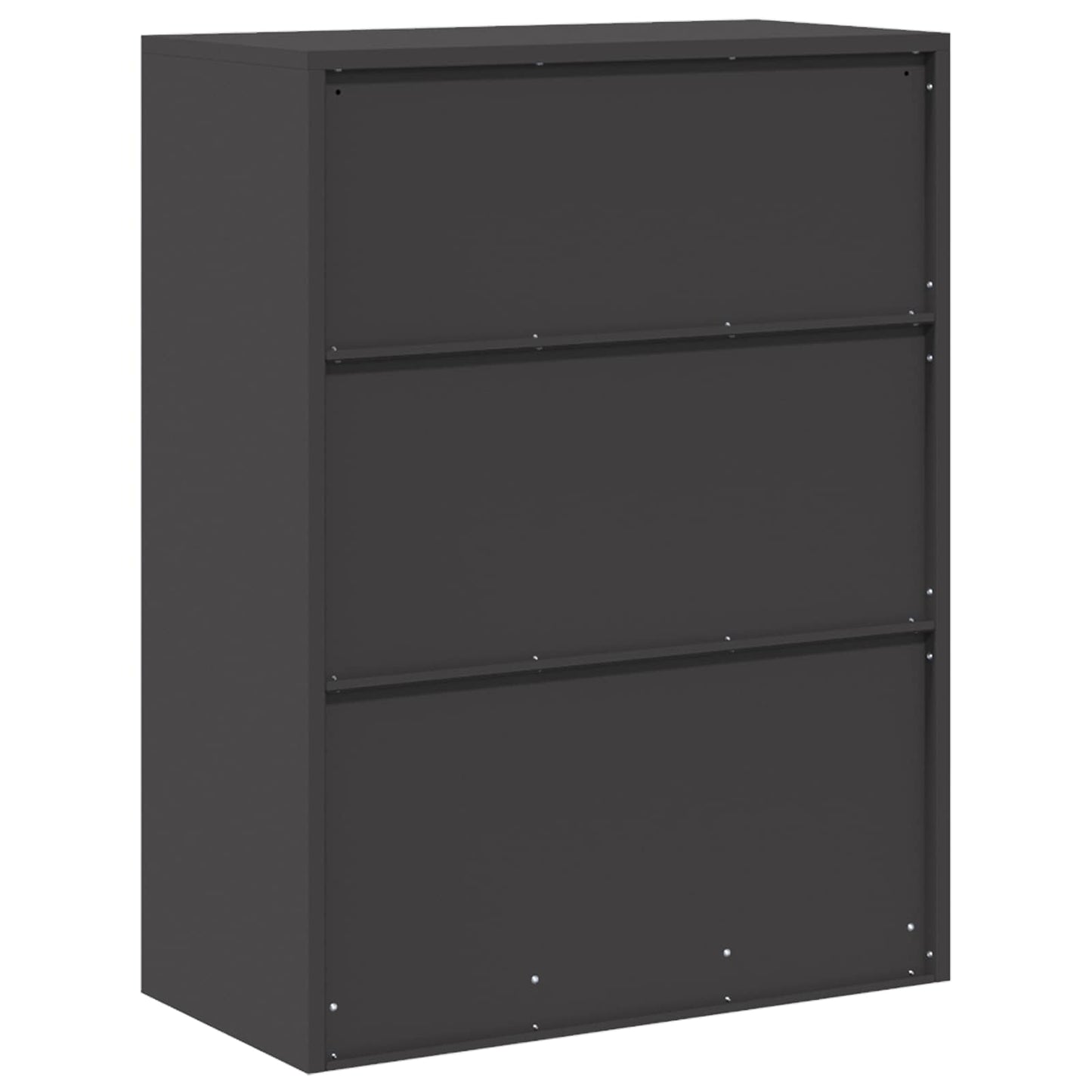 vidaXL Storage Cabinet Black 80 x 40 x 105 cm Steel