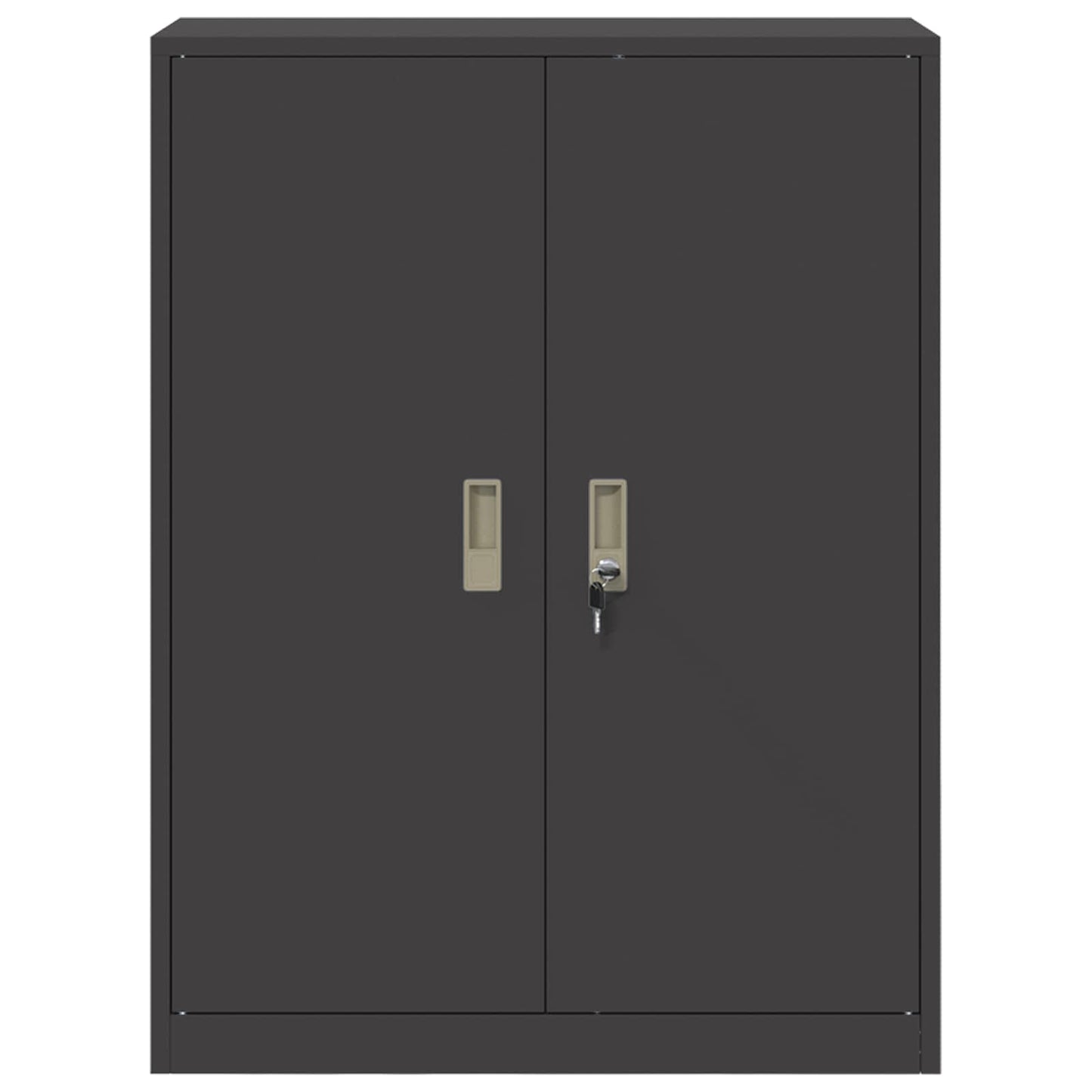 vidaXL Storage Cabinet Black 80 x 40 x 105 cm Steel