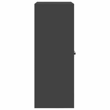 vidaXL Storage Cabinet Black 80 x 40 x 105 cm Steel