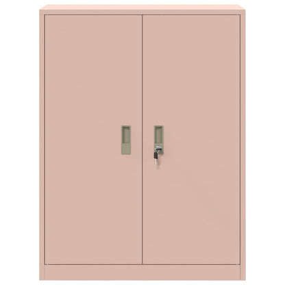 vidaXL Storage Cabinet Pink 80 x 40 x 105 cm Steel