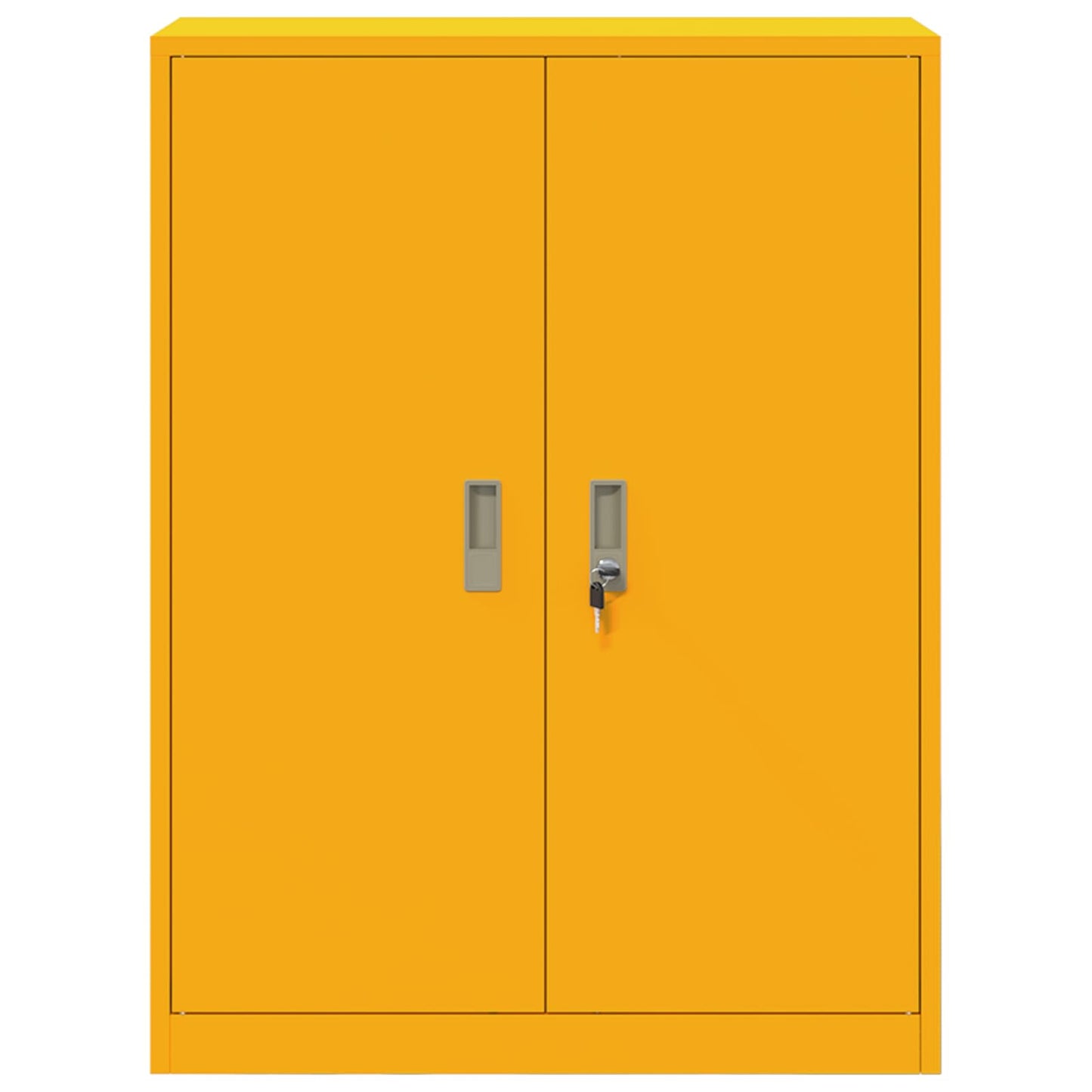 vidaXL Storage Cabinet Mustard Yellow 80 x 40 x 105 cm Steel