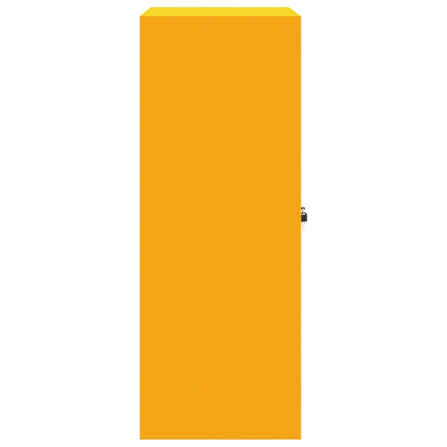 vidaXL Storage Cabinet Mustard Yellow 80 x 40 x 105 cm Steel