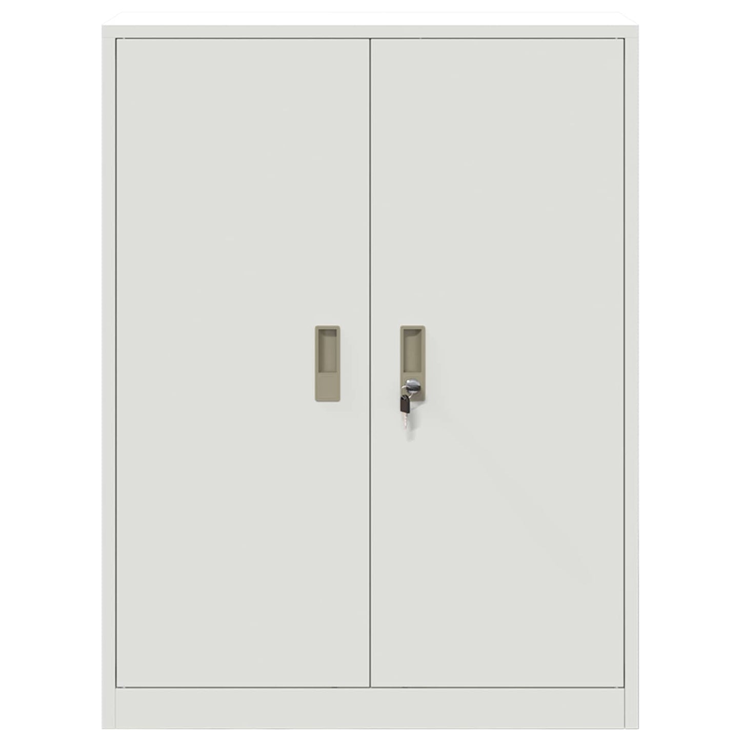 vidaXL Storage Cabinet White 80 x 40 x 105 cm Steel