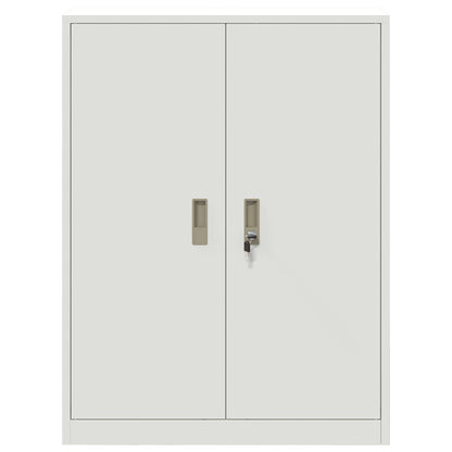 vidaXL Storage Cabinet White 80 x 40 x 105 cm Steel