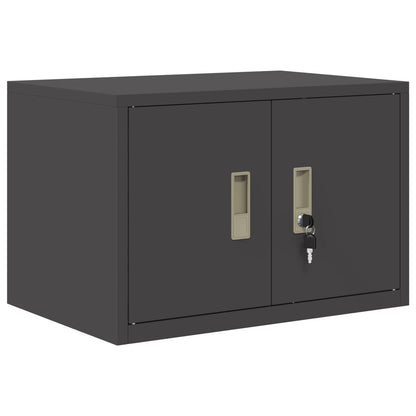 vidaXL Storage Cabinet Black 60 x 40 x 40 cm Cold-Rolled Steel