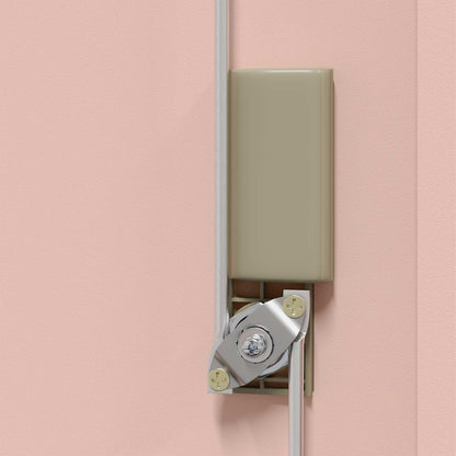 vidaXL Storage Cabinet Pink 60 x 40 x 40 cm Steel