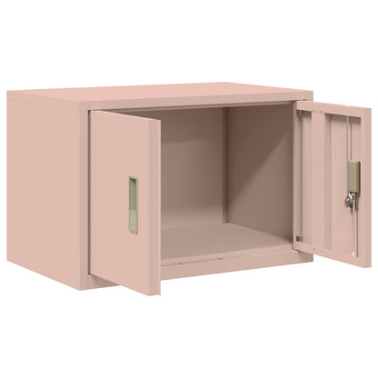 vidaXL Storage Cabinet Pink 60 x 40 x 40 cm Steel