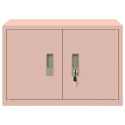 vidaXL Storage Cabinet Pink 60 x 40 x 40 cm Steel
