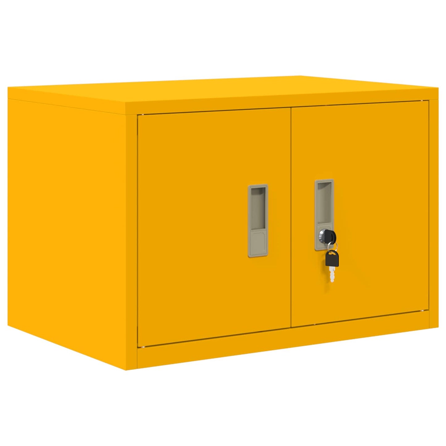 vidaXL Storage Cabinet Mustard Yellow 60 x 40 x 40 cm Steel