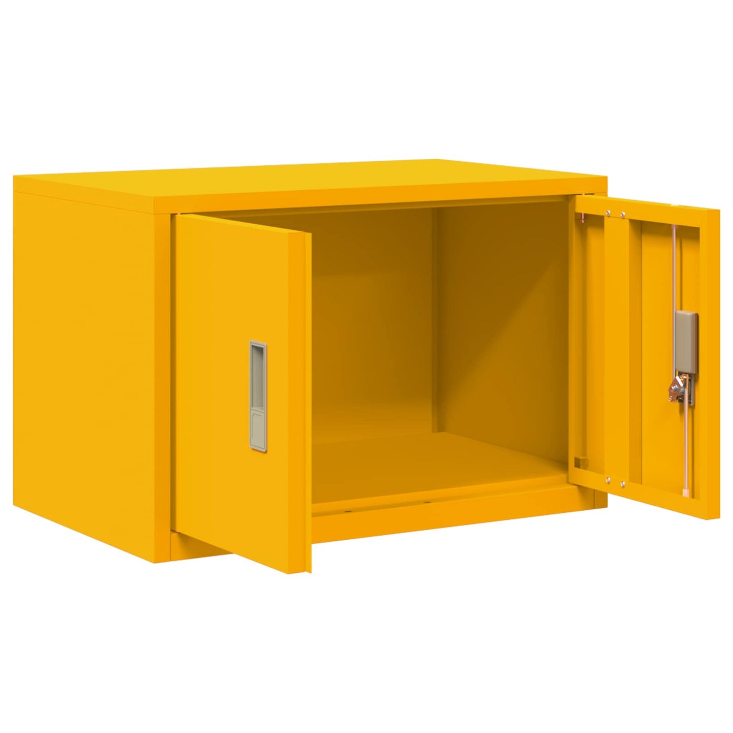 vidaXL Storage Cabinet Mustard Yellow 60 x 40 x 40 cm Steel