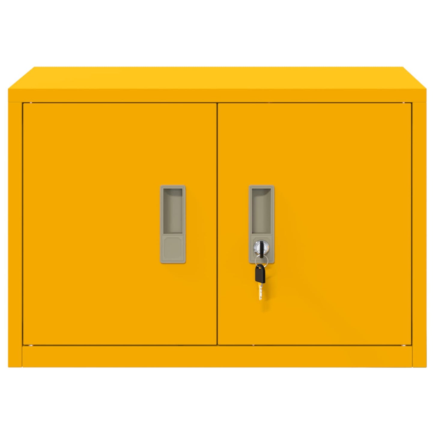 vidaXL Storage Cabinet Mustard Yellow 60 x 40 x 40 cm Steel
