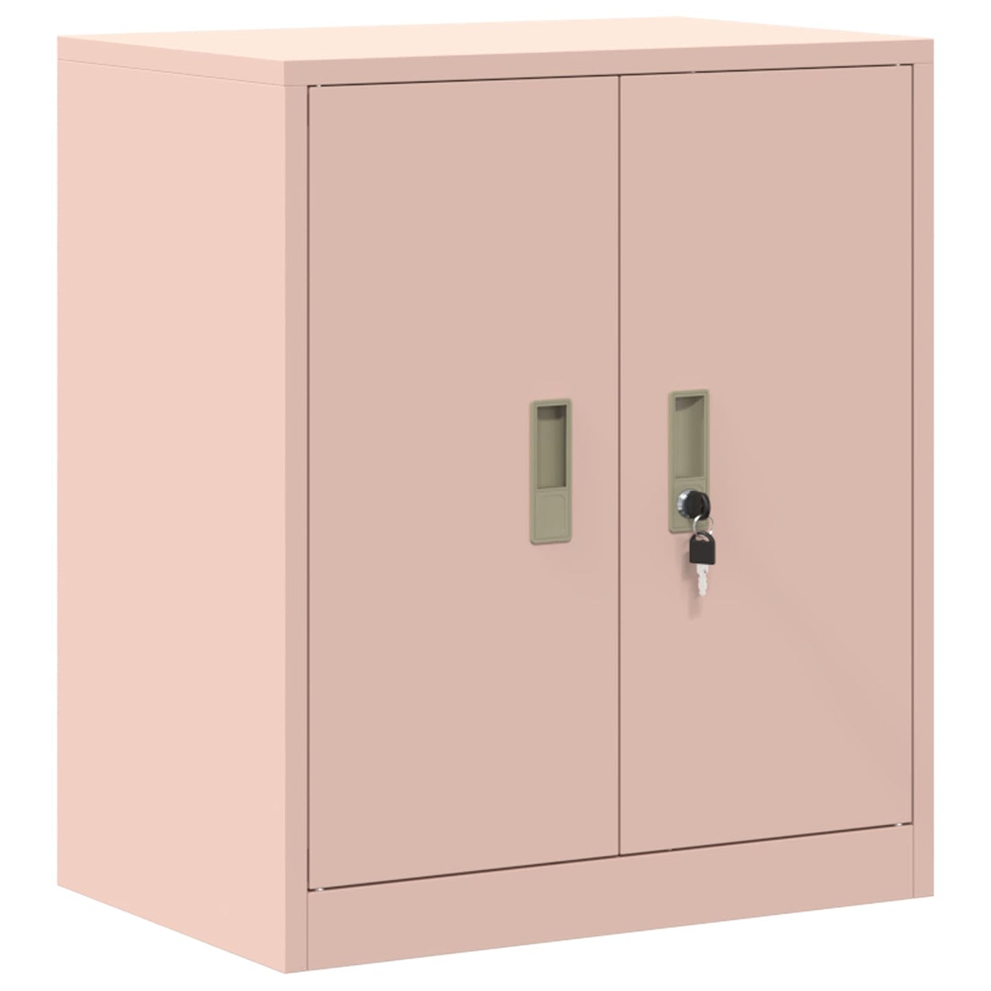 vidaXL Storage Cabinet Pink 60 x 40 x 70 cm Steel