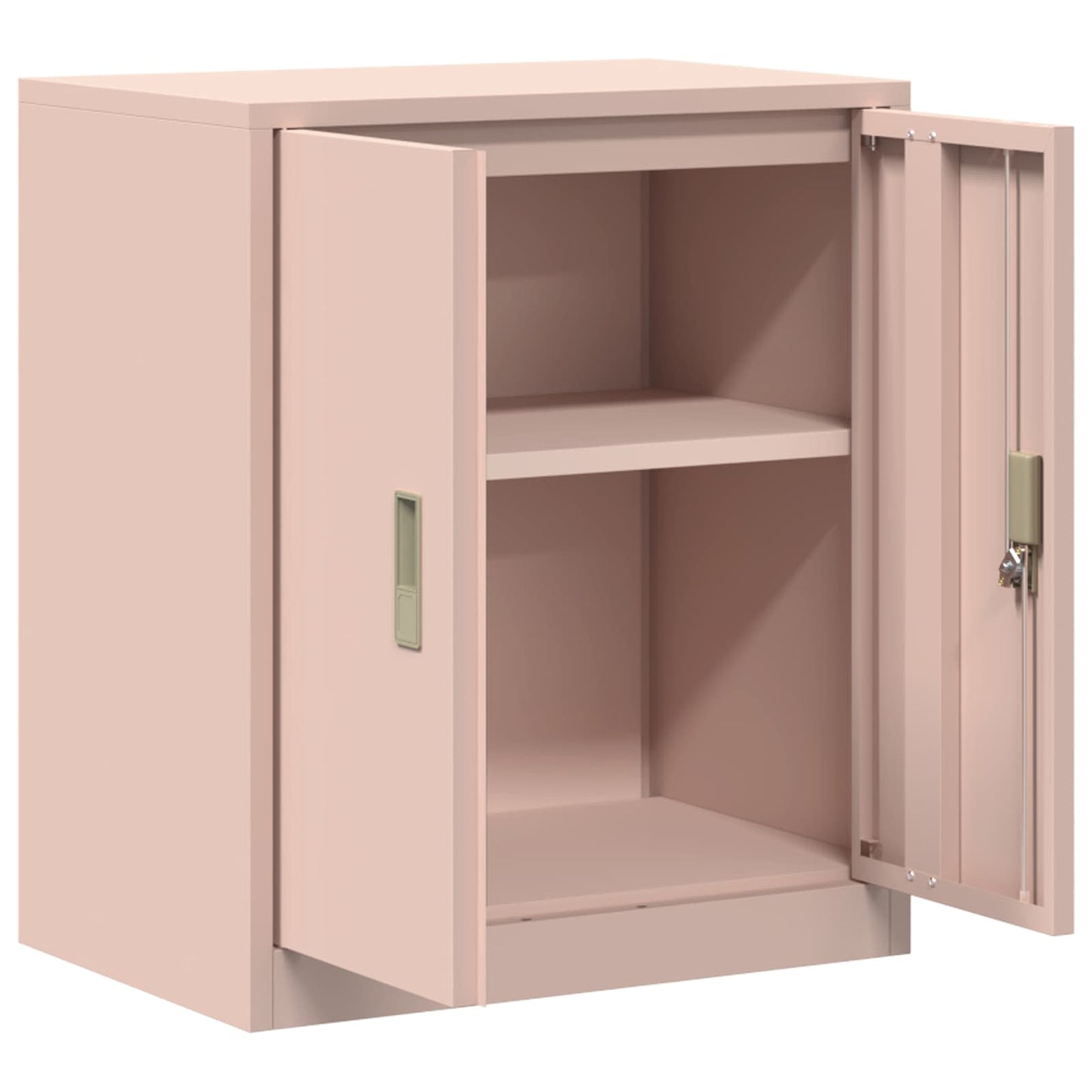 vidaXL Storage Cabinet Pink 60 x 40 x 70 cm Steel