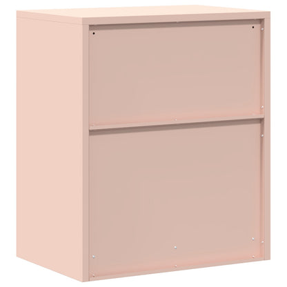 vidaXL Storage Cabinet Pink 60 x 40 x 70 cm Steel
