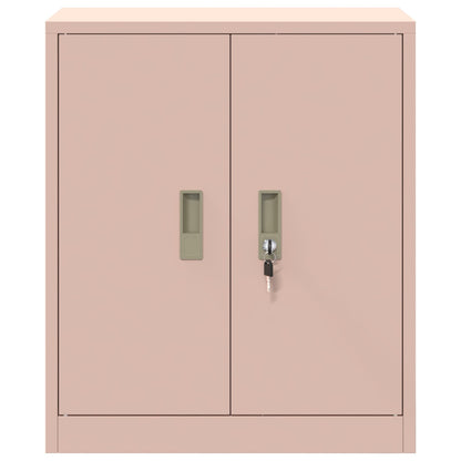 vidaXL Storage Cabinet Pink 60 x 40 x 70 cm Steel