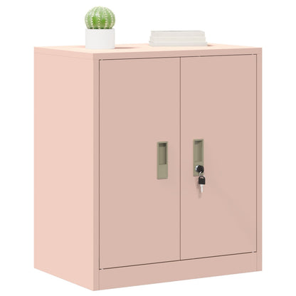 vidaXL Storage Cabinet Pink 60 x 40 x 70 cm Steel