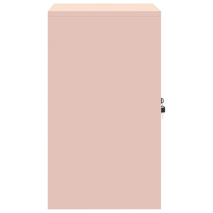 vidaXL Storage Cabinet Pink 60 x 40 x 70 cm Steel