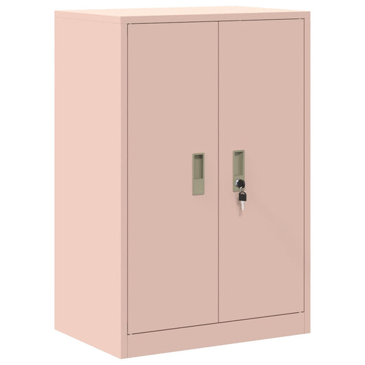 vidaXL Storage Cabinet Pink 60 x 40 x 90 cm Steel
