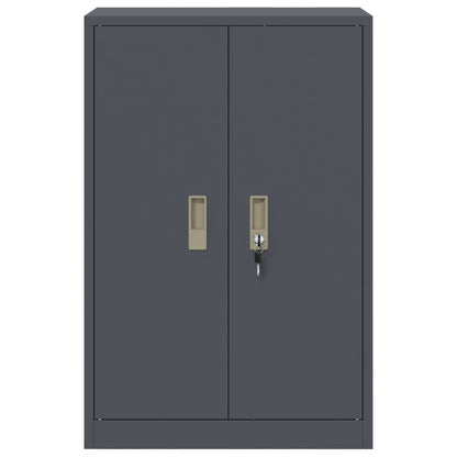 vidaXL Storage Cabinet Anthracite 60 x 40 x 90 cm Steel