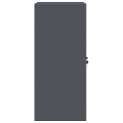 vidaXL Storage Cabinet Anthracite 60 x 40 x 90 cm Steel