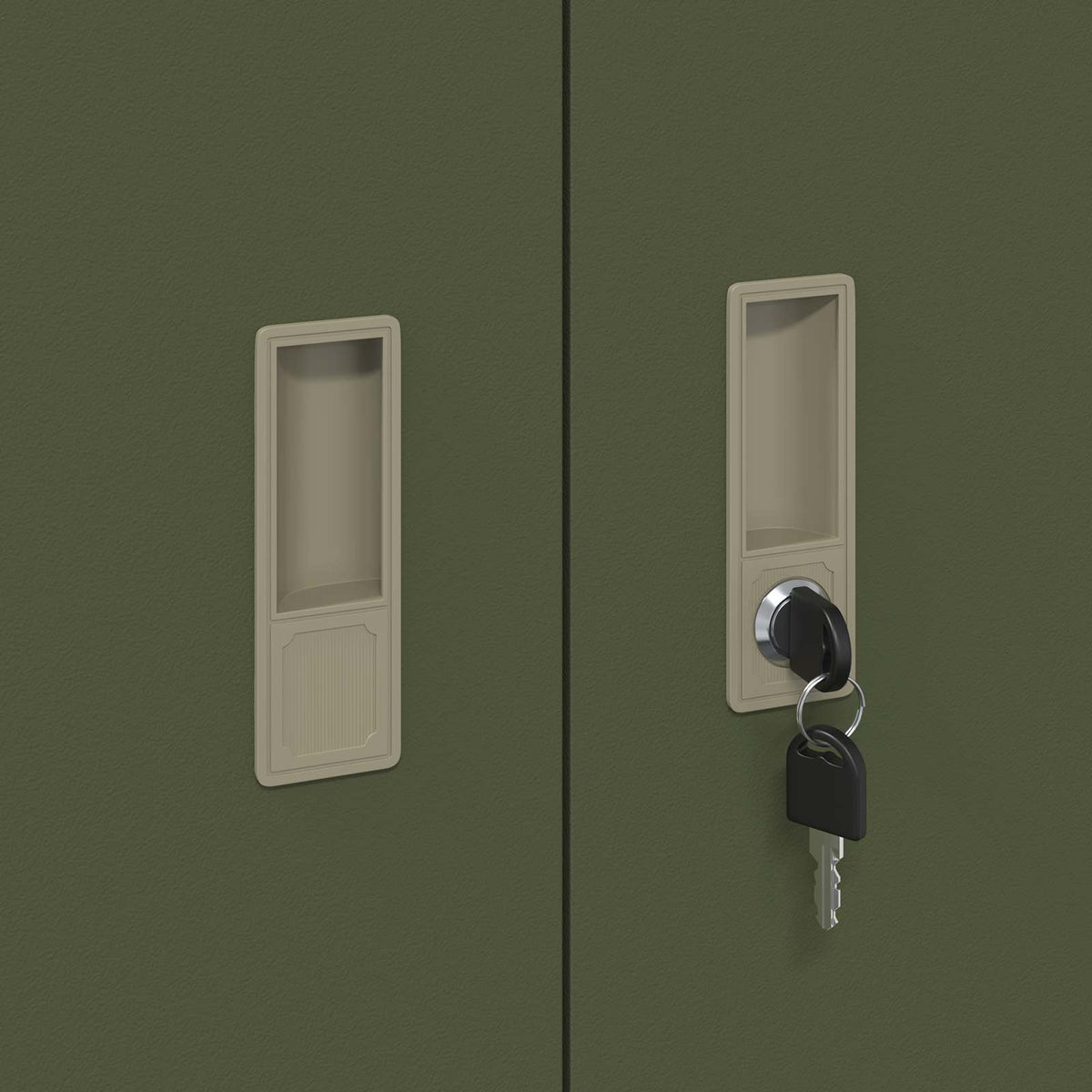 vidaXL Storage Cabinet Olive Green 60 x 40 x 90 cm Steel