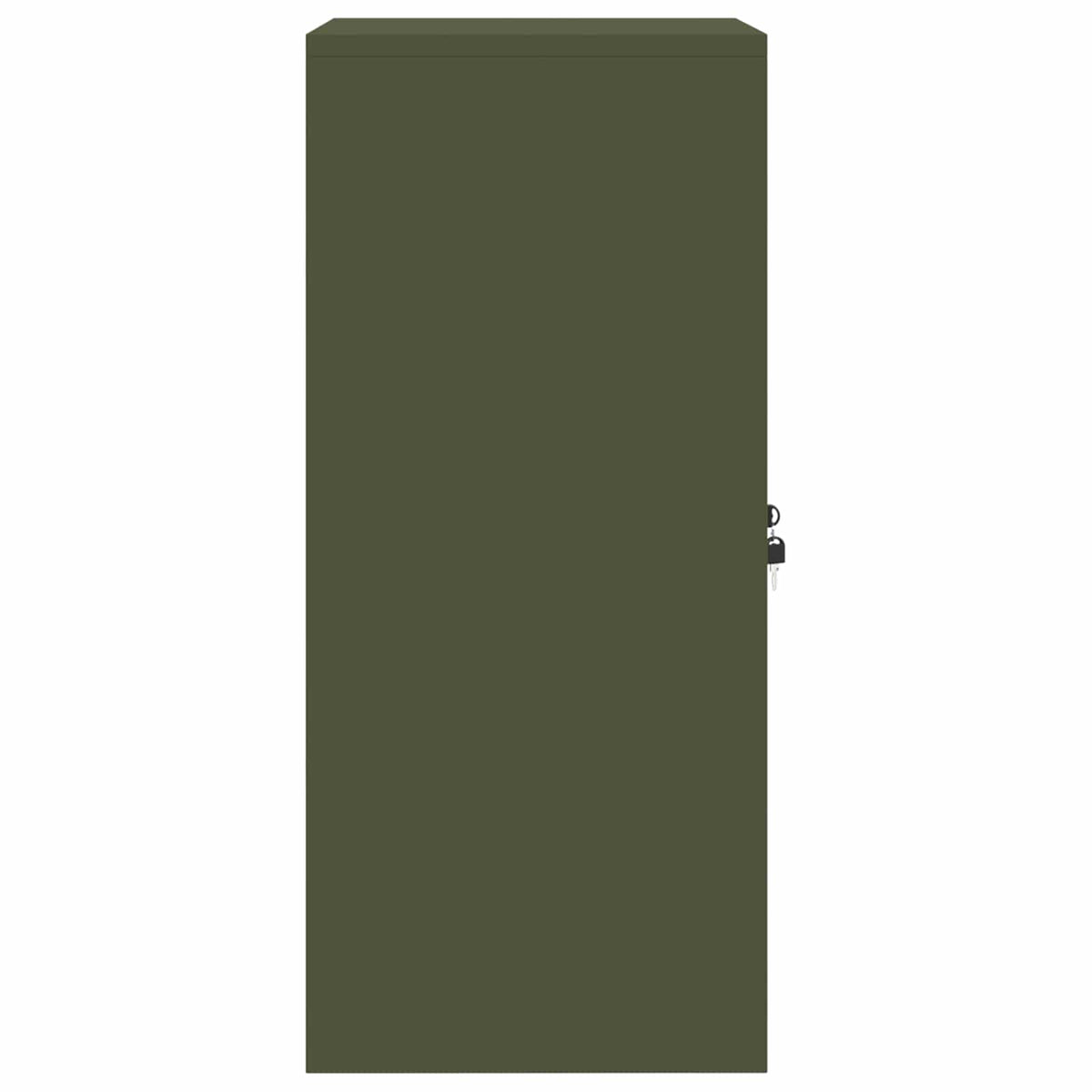 vidaXL Storage Cabinet Olive Green 60 x 40 x 90 cm Steel
