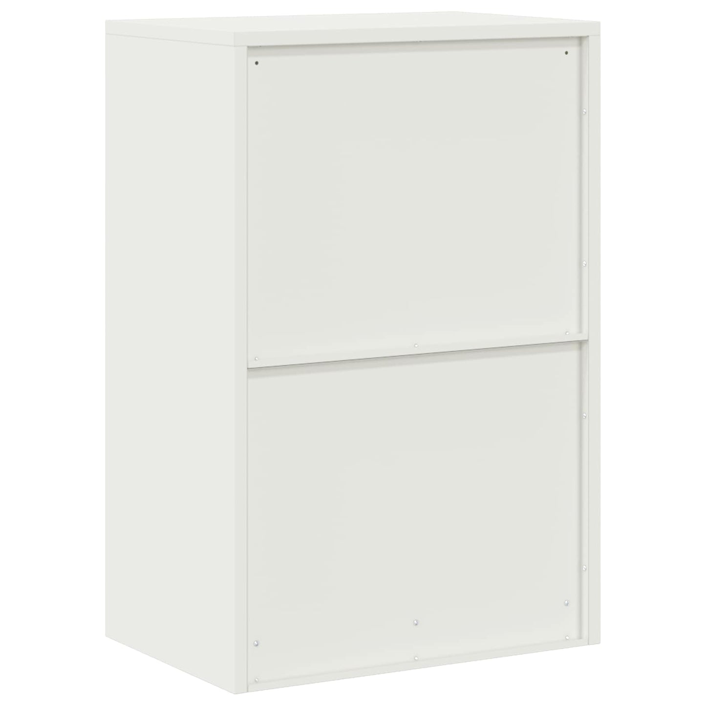 vidaXL Storage Cabinet White 60 x 40 x 90 cm Steel