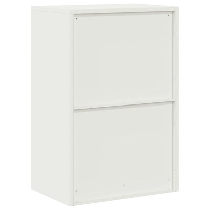 vidaXL Storage Cabinet White 60 x 40 x 90 cm Steel