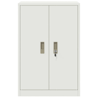 vidaXL Storage Cabinet White 60 x 40 x 90 cm Steel