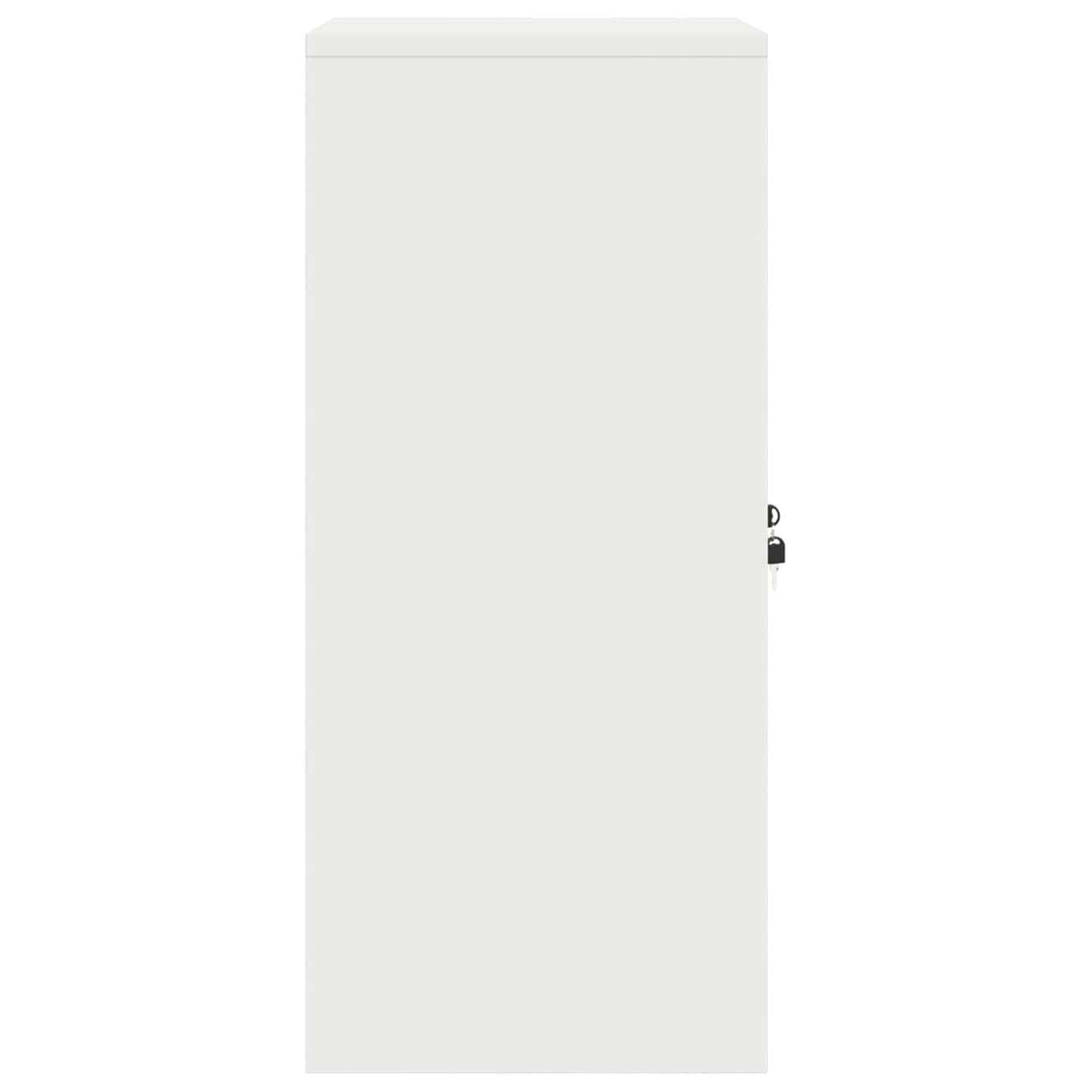 vidaXL Storage Cabinet White 60 x 40 x 90 cm Steel
