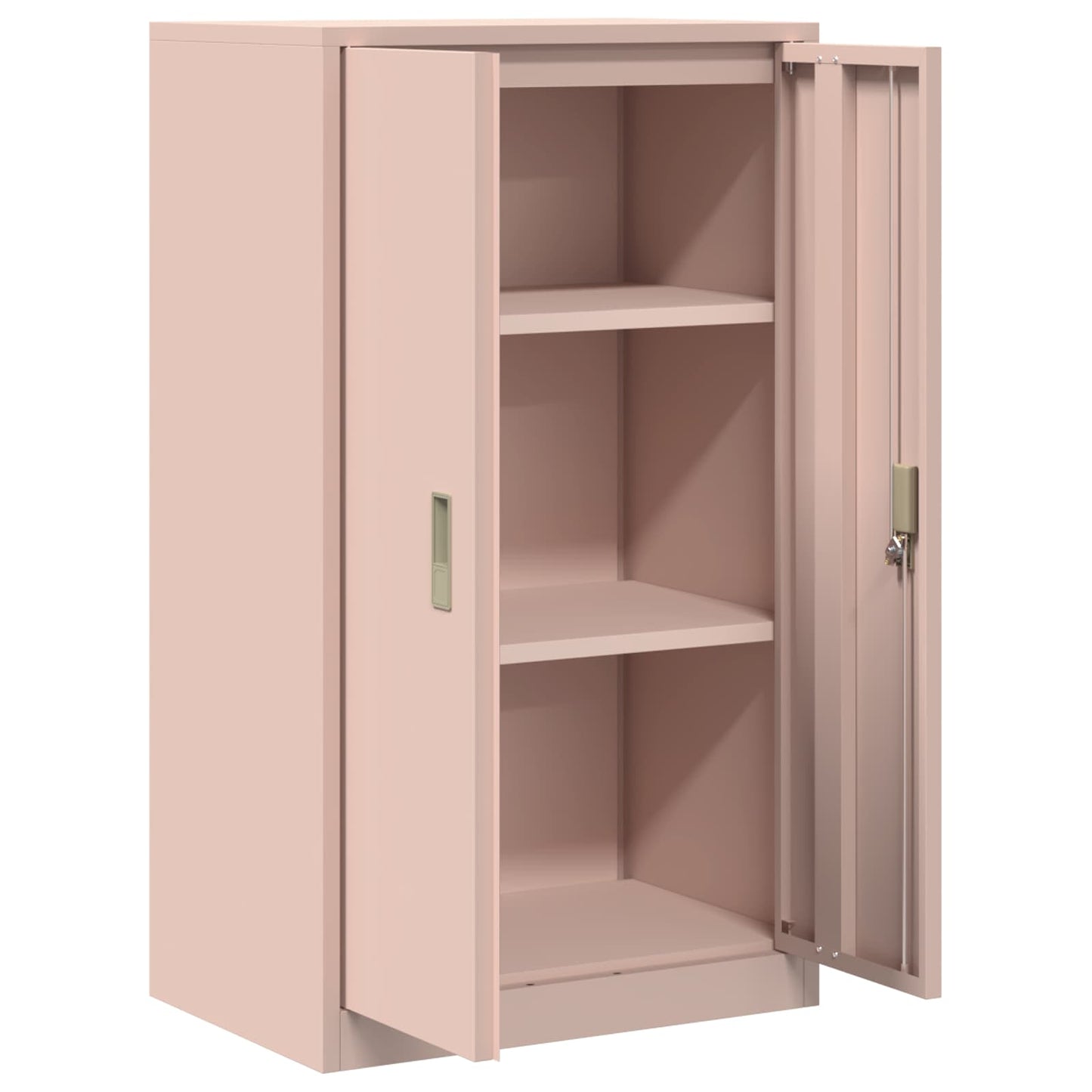 vidaXL Storage Cabinet Pink 60 x 40 x 90 cm Steel