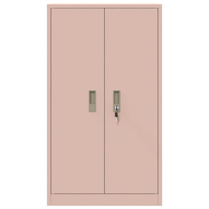 vidaXL Storage Cabinet Pink 60 x 40 x 90 cm Steel