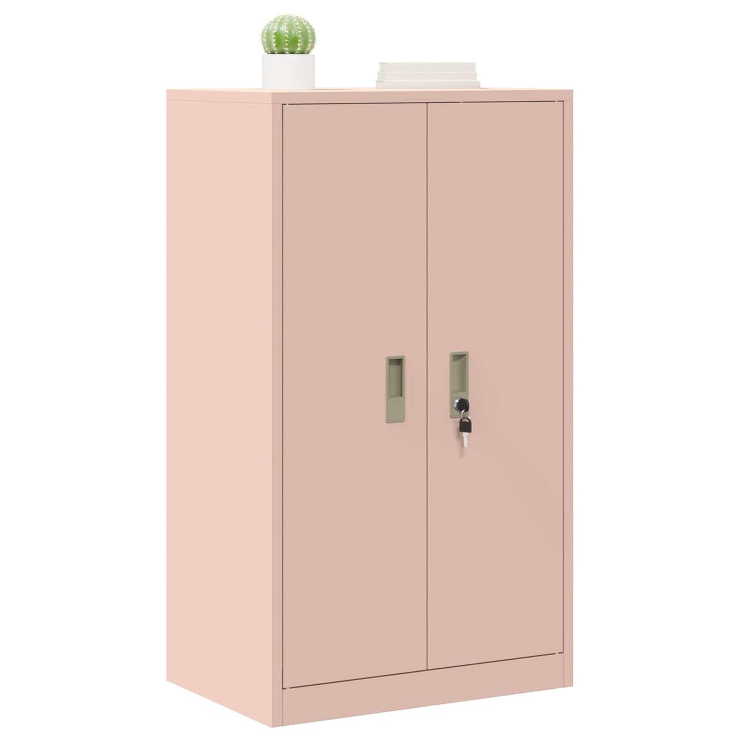 vidaXL Storage Cabinet Pink 60 x 40 x 90 cm Steel