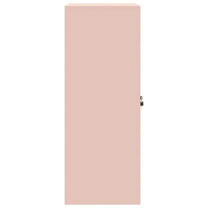 vidaXL Storage Cabinet Pink 60 x 40 x 90 cm Steel