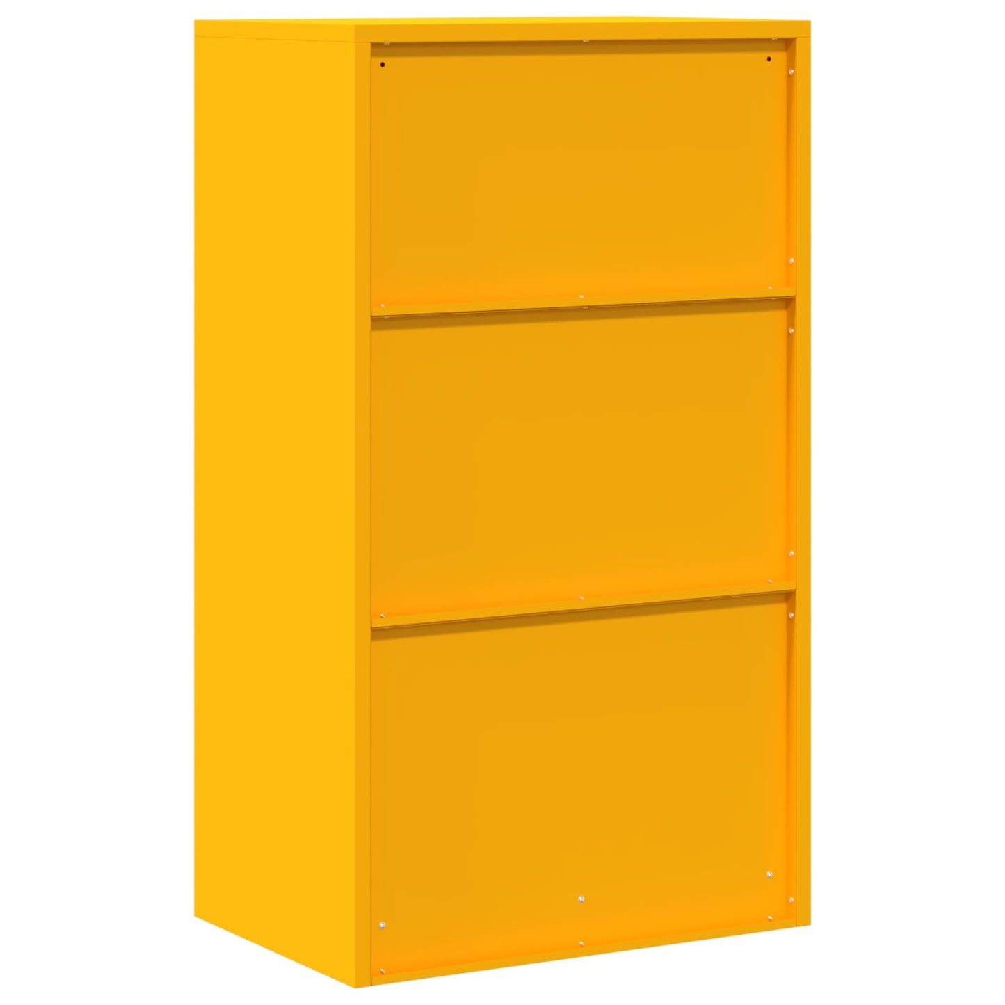 vidaXL Storage Cabinet Mustard Yellow 60 x 40 x 105 cm Steel