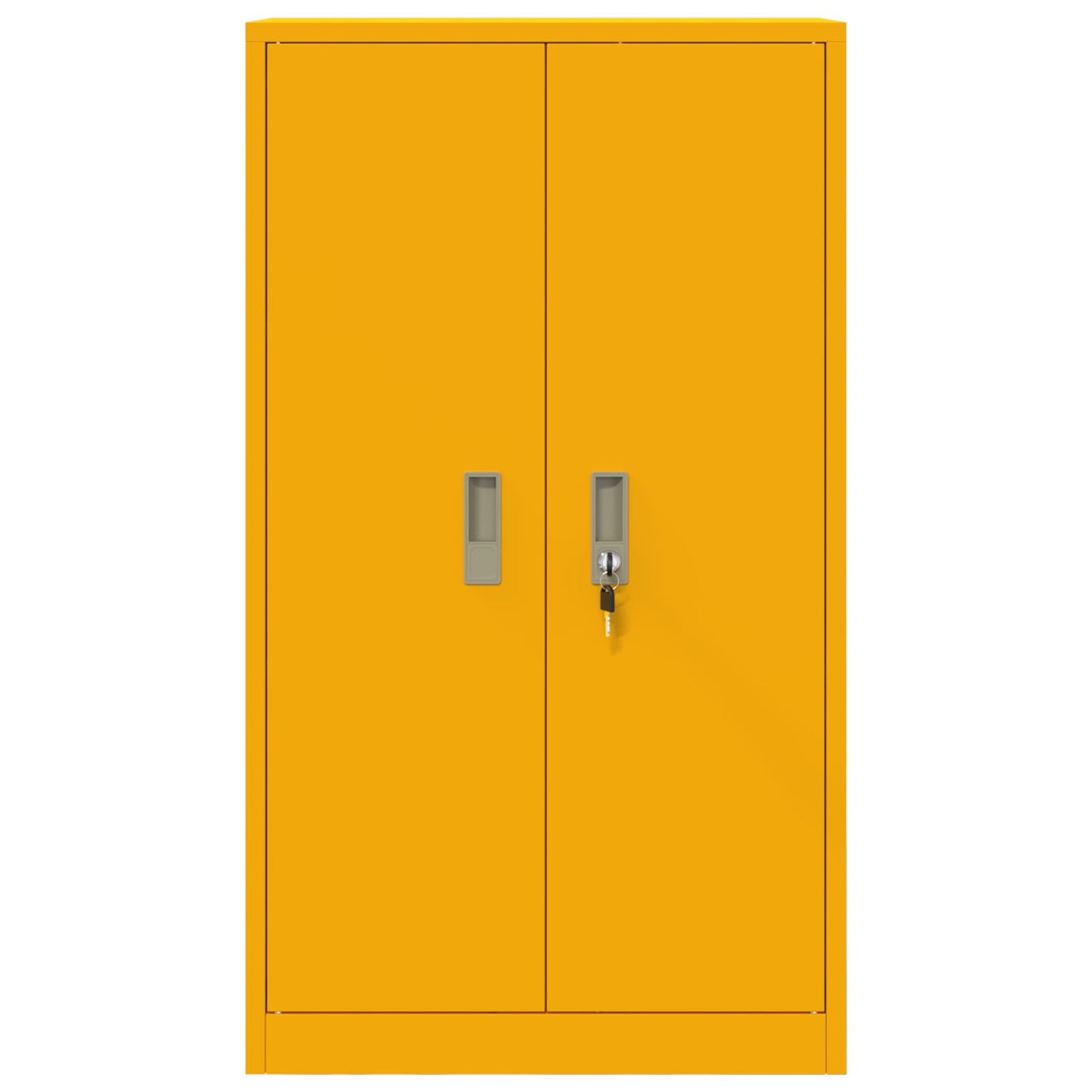 vidaXL Storage Cabinet Mustard Yellow 60 x 40 x 105 cm Steel