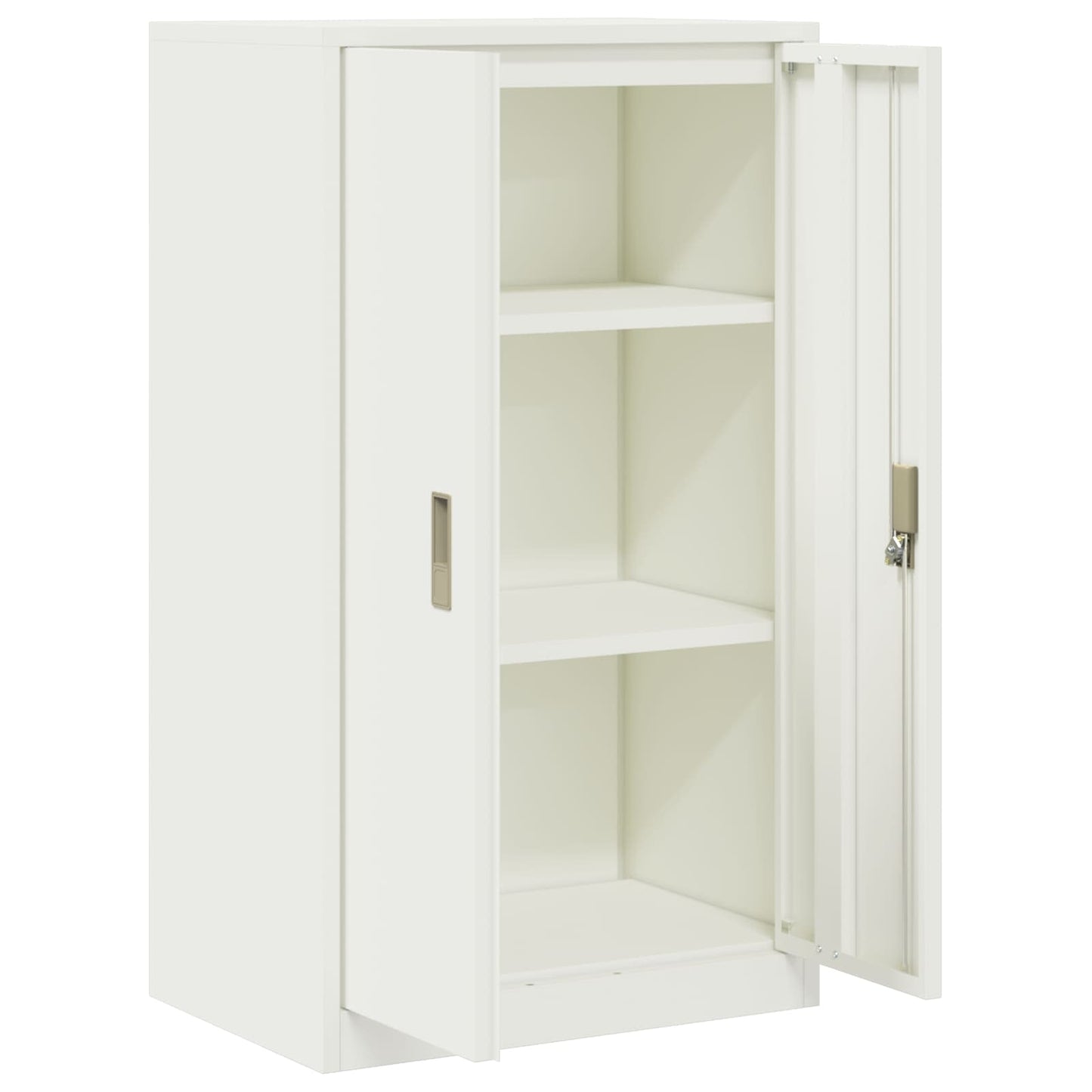 vidaXL Storage Cabinet White 60 x 40 x 105 cm Steel