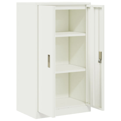vidaXL Storage Cabinet White 60 x 40 x 105 cm Steel