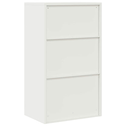 vidaXL Storage Cabinet White 60 x 40 x 105 cm Steel