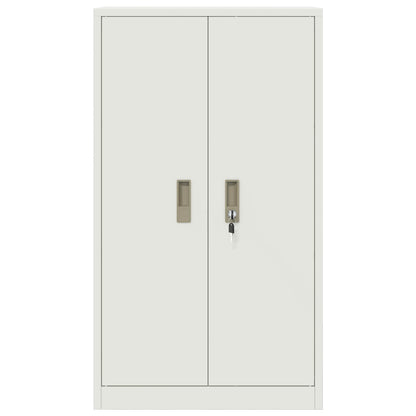 vidaXL Storage Cabinet White 60 x 40 x 105 cm Steel