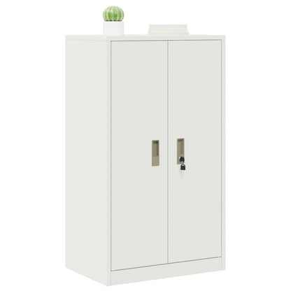 vidaXL Storage Cabinet White 60 x 40 x 105 cm Steel