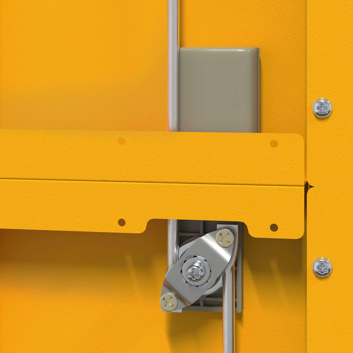 vidaXL Storage Cabinet Mustard Yellow 60 x 40 x 140 cm Steel